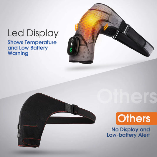 Vibrating Heat Therapy Shoulder Brace
