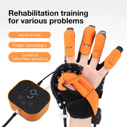 Hand Rehabilitation Robot Gloves Finger Exercise Stroke Hand Brace Hemiplegia Recovery Splint Glove Mirror Mobility Training
