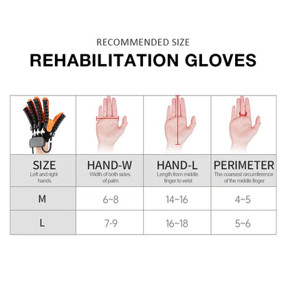 Hand Rehabilitation Robot Gloves Finger Exercise Stroke Hand Brace Hemiplegia Recovery Splint Glove Mirror Mobility Training