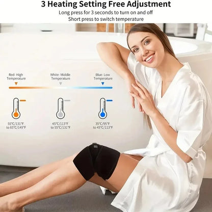 Electric knee heating pad - A USB-powered warming knee strap, suitable for joints, with adjustable heating band, ideal for daily