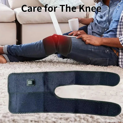 Electric knee heating pad - A USB-powered warming knee strap, suitable for joints, with adjustable heating band, ideal for daily