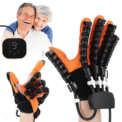 Hand Rehabilitation Robot Gloves Finger Exercise Stroke Hand Brace Hemiplegia Recovery Splint Glove Mirror Mobility Training