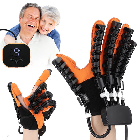 Hand Rehabilitation Robot Gloves Finger Exercise Stroke Hand Brace Hemiplegia Recovery Splint Glove Mirror Mobility Training