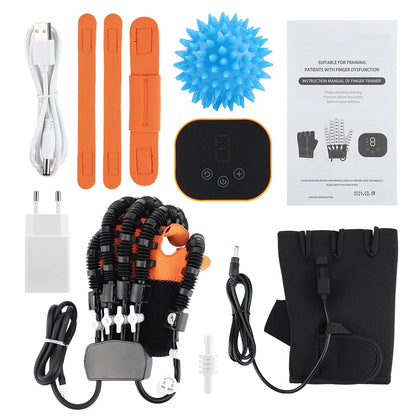 Hand Rehabilitation Robot Gloves Finger Exercise Stroke Hand Brace Hemiplegia Recovery Splint Glove Mirror Mobility Training